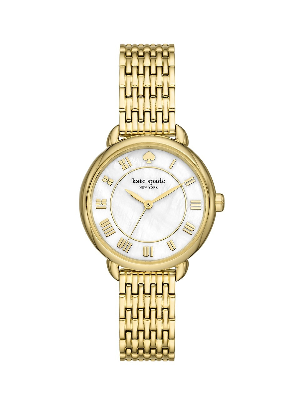 Women's Lily Avenue Goldtone Three-Hand Watch - Yellow Gold | Saks Fifth Avenue