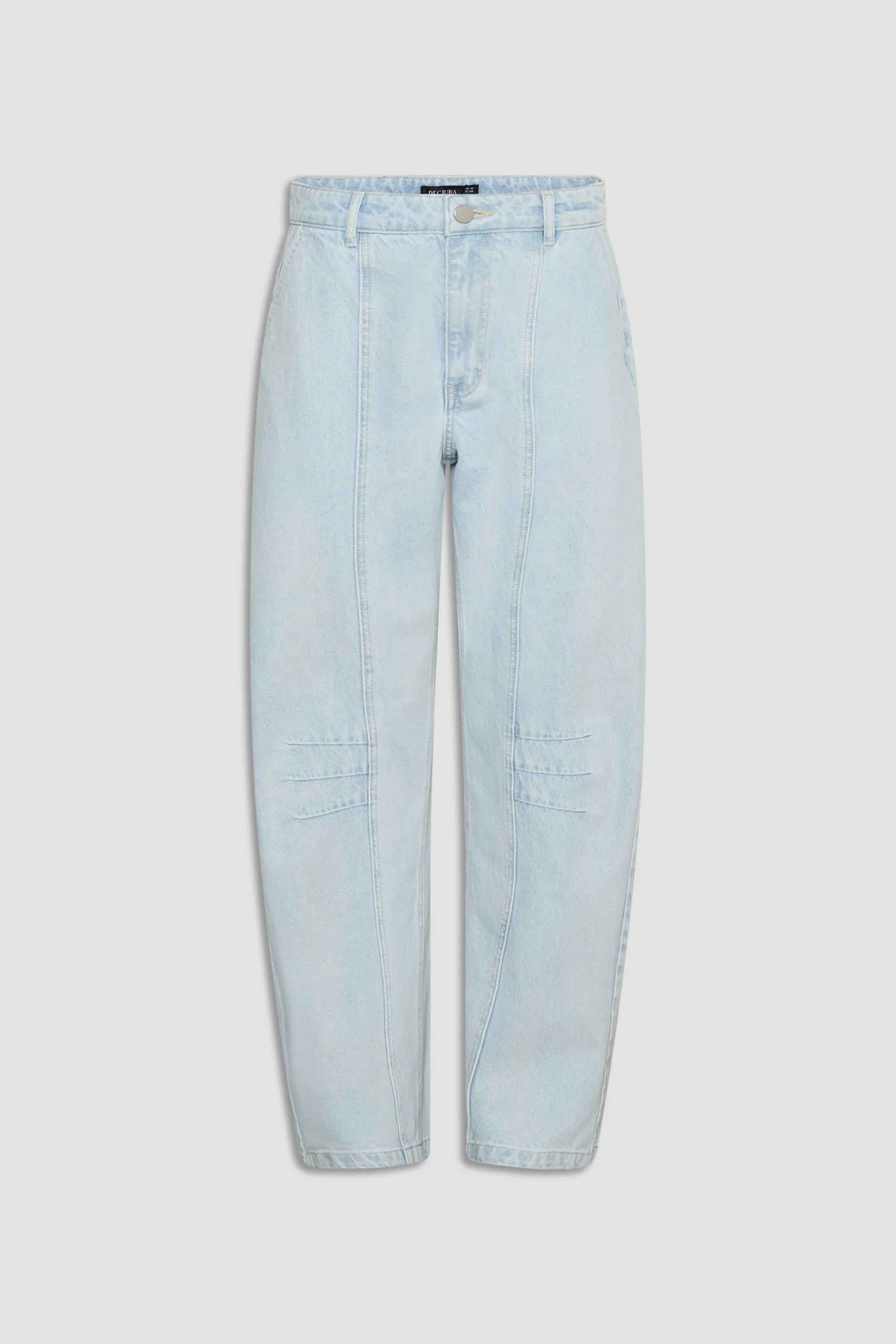 Amaya Barrel Jean - Ice Blue | DECJUBA