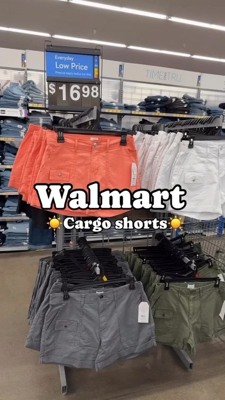 Walmart has the cutest cargo shorts right now! The fabric is soft and the elastic waist is so comfortable! 

Fit is TTS. I’m in the 2. 



#LTKstyletip #LTKover40 #LTKfindsunder50