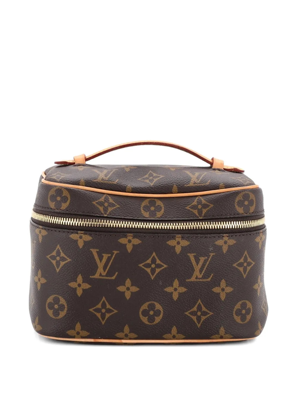 Louis Vuitton Pre-Owned Nice Vanity Case Monogram Canvas Mini pouch - Brown | Farfetch Global