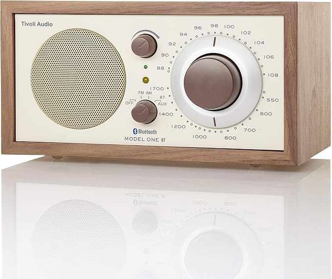 Tivoli Audio M1BTCLA Bluetooth AM/FM Radio (Walnut/Beige) | Amazon (US)