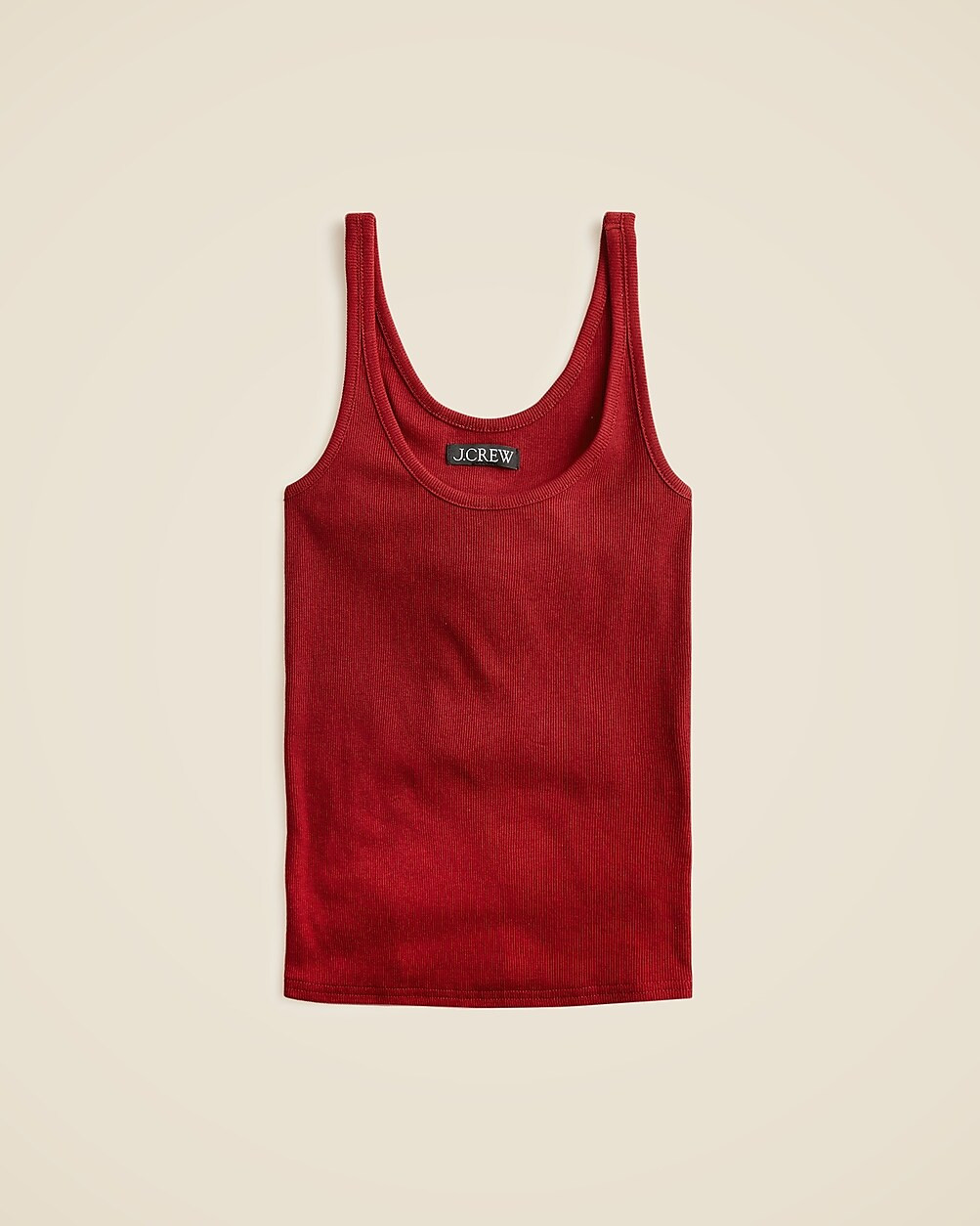 New fine rib scoopneck tank top | J. Crew US