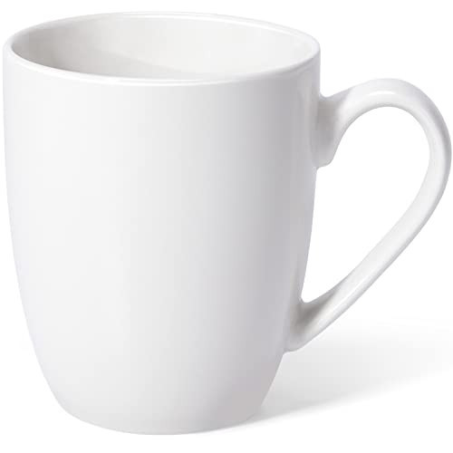 Urbanstrive 16 oz Large Coffee Mugs Ceramic Coffee Mug White Coffee Cups Tea Cups Idea Gift for Women Men House Warming Gifts New Home Office, White 1 Pack | Amazon (US)