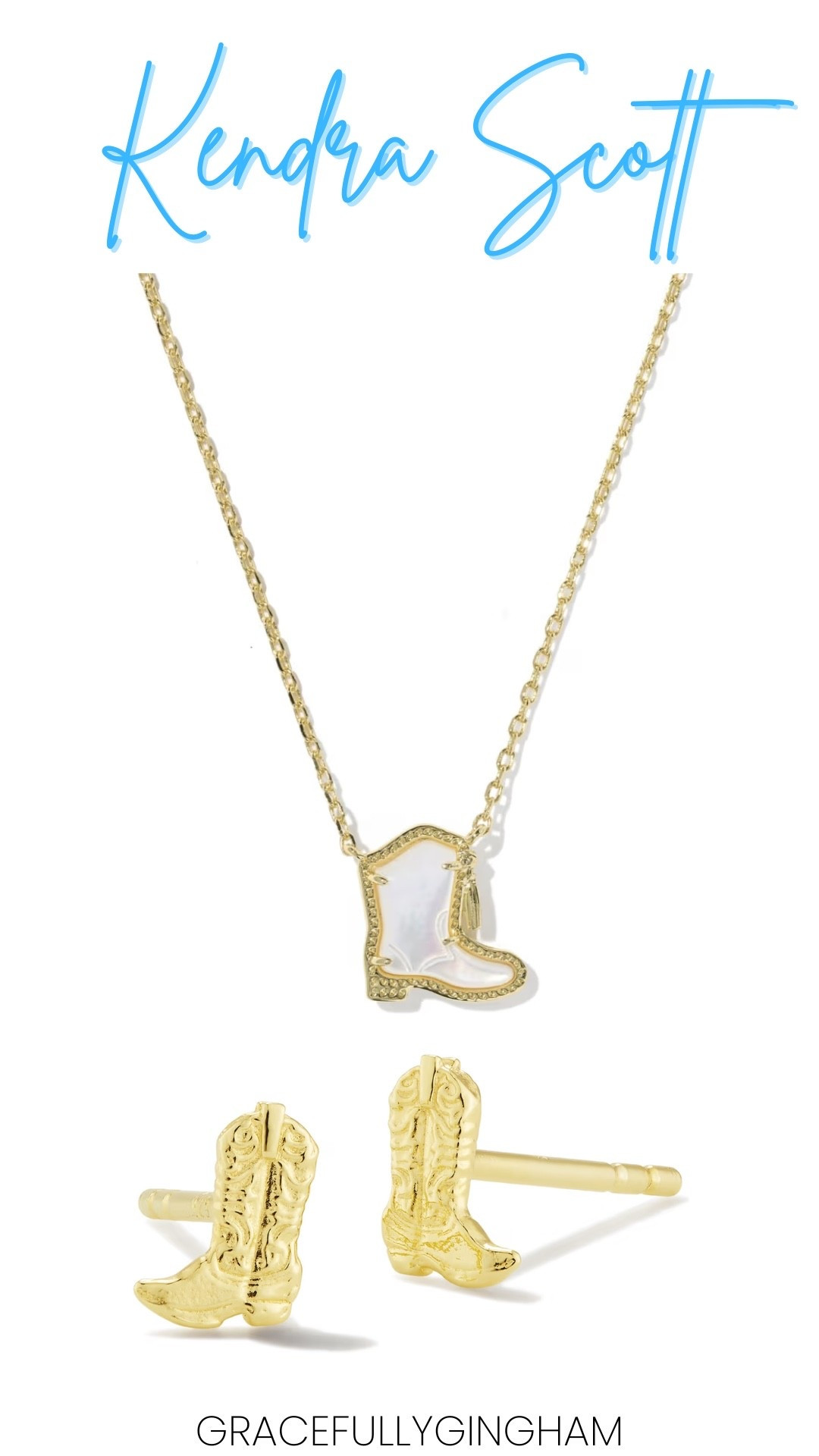 The cutest necklace and earring combo for all your country concerts this summer and fall! I’m loving the cowboy boot details!

#LTKSeasonal