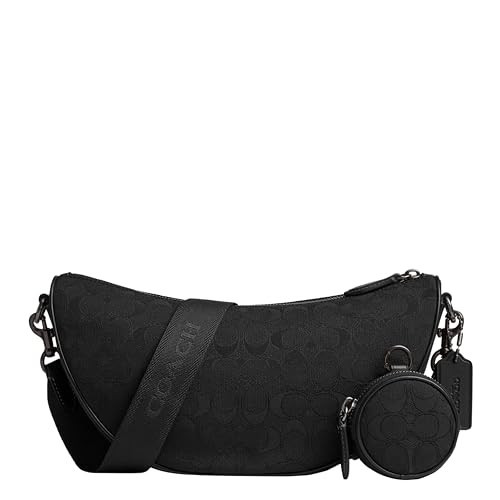 Coach Hall Soft Sling Bag 45 in Signature Jacquard, Black | Amazon (US)