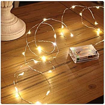 Sanniu Led String Lights, Mini Battery Powered Copper Wire Starry Fairy Lights, Battery Operated ... | Amazon (US)
