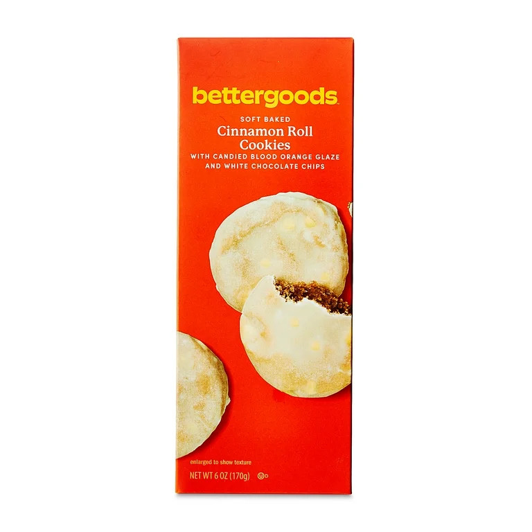 bettergoods Soft Baked Cinnamon Roll Cookies, 6 oz - Walmart.com | Walmart (US)
