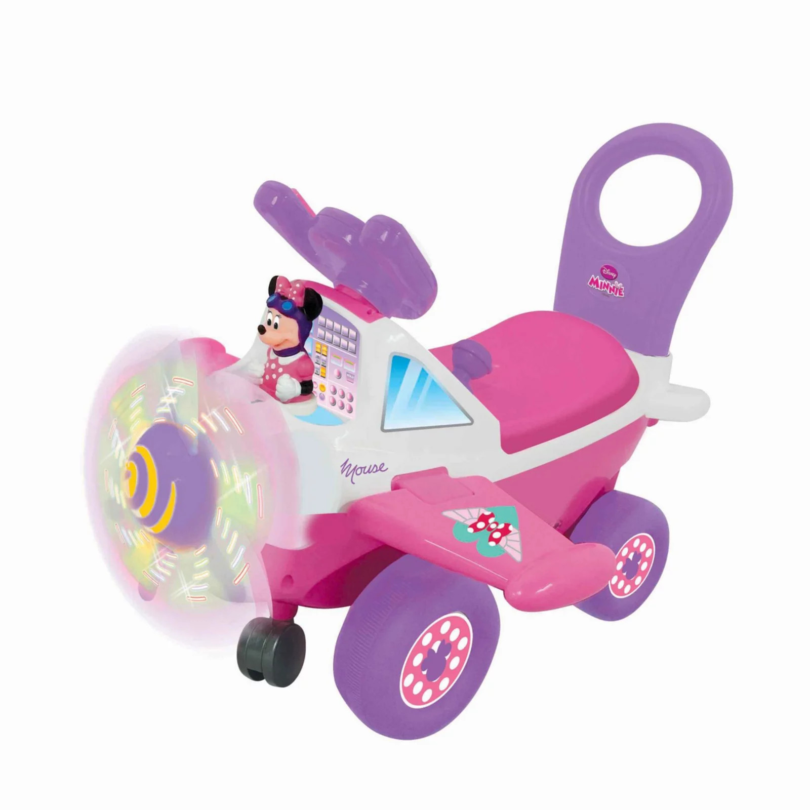 Disney's Minnie Mouse Plane Lights & Sounds Activity Ride-On by Kiddieland, Multi | Kohl's