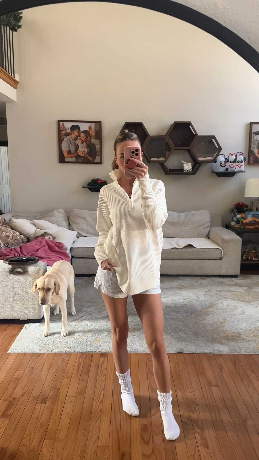 The coziest and most chic looking pullover💕 one of my favs so far! And soooo many colors! Dress it up or wear it to the gym, just so perfect! 

#LTKFindsUnder50 #LTKootd #LTKmomlife