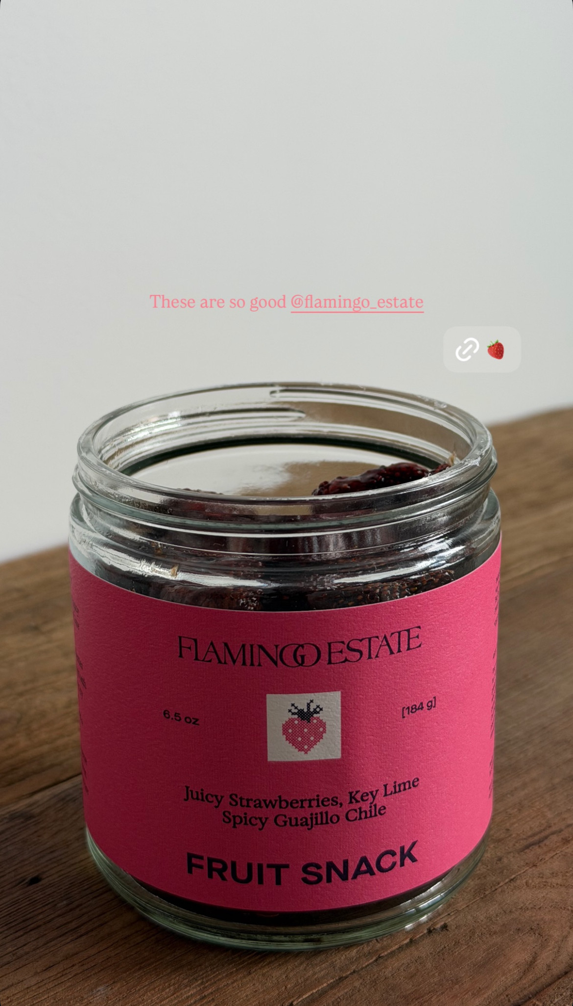 This Spicy Strawberry Fruit Snack from Flamingo Estate is so good! 🍓

#LTKfoodie #LTKdayinmylife