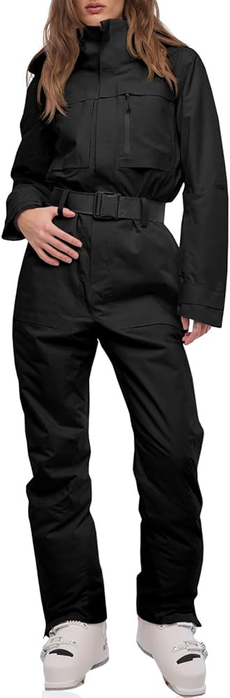 Yousify Womens Ski Suit One Piece Snow Suit Winter Waterproof Outdoor Sports Snowsuit Jumpsuit Sn... | Amazon (US)