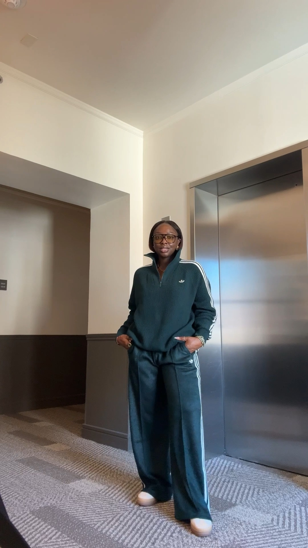 Wearing a large in the top and bottom for an oversized look! Love me a good adidas set, okkkkk. Heart the items that are sold out to get notified when back in stock  

#LTKActive #LTKFindsUnder100 #LTKootd