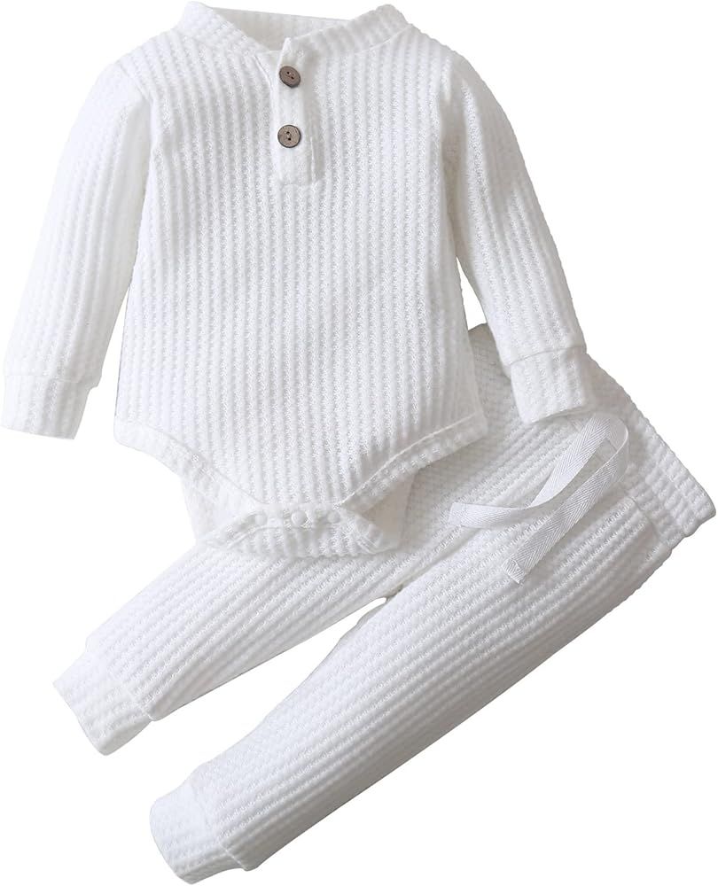 Infant Ribbed Knitted Long Sleeve | Amazon (US)