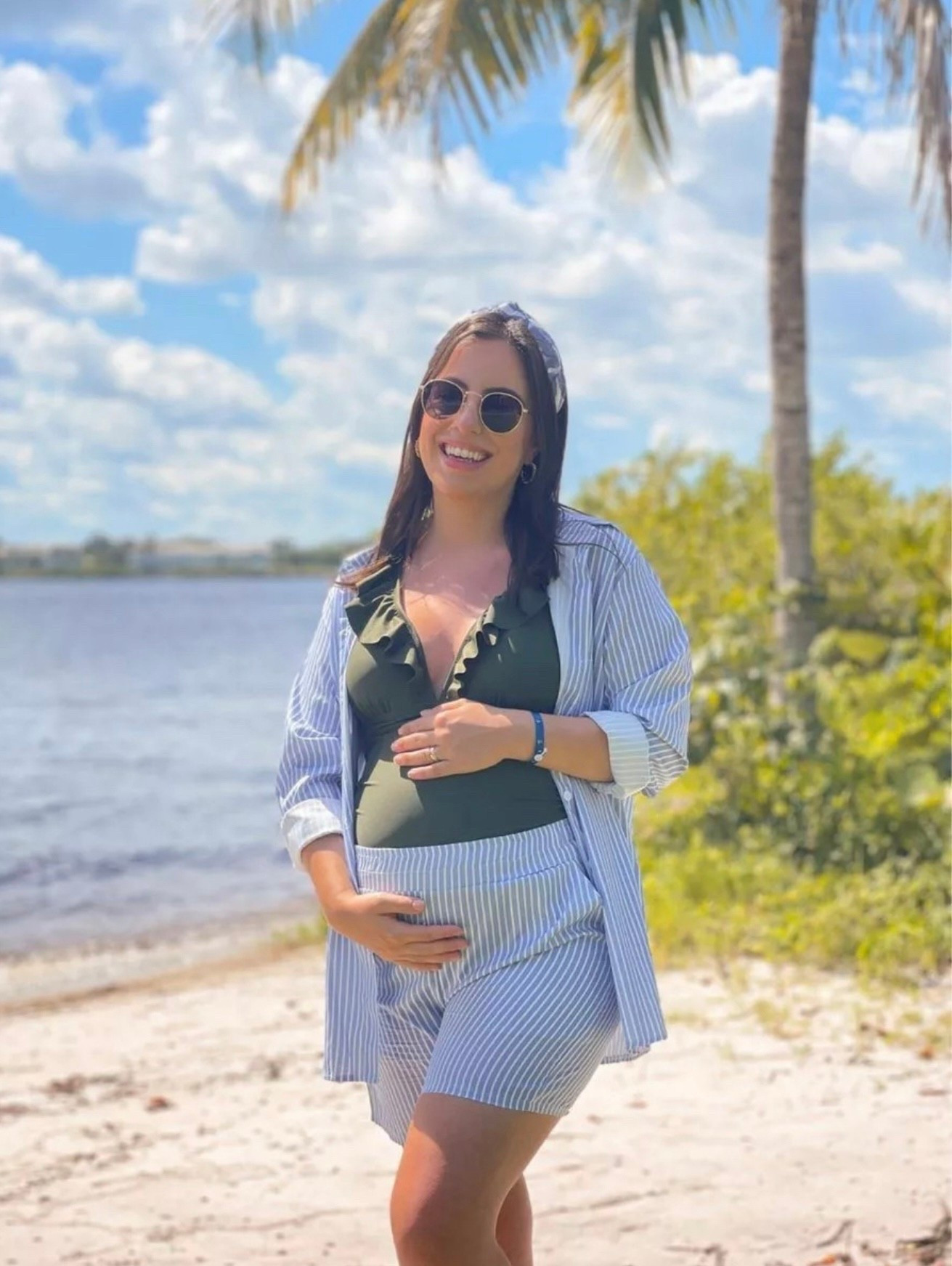 Looking back at these summer pregnancy favorites! This ruffle swimsuit offers incredible support for a growing bump, especially when paired with a breezy Amazon striped set and easy slip-on sandals.

swimwear, summer outfit, summer style, fashion inspo, maternity clothes, resort wear, seasonal look, affordable finds, bump friendly

#LTKSeasonal #LTKSwim #LTKBump