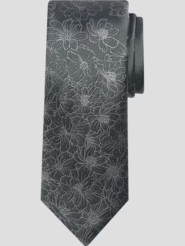 Egara Narrow Floral Panel Tie | Ties | Men's Wearhouse | The Men's Wearhouse