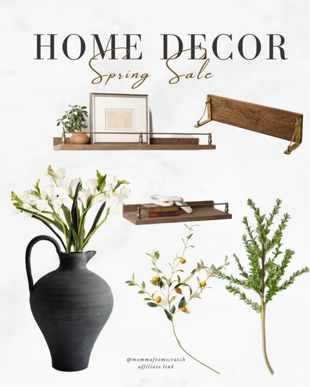 Spring home decor sale at Magnolia, spring stems, vases, shelves, brass rail, florals

#LTKfindsunder100 #LTKhome #LTKsalealert