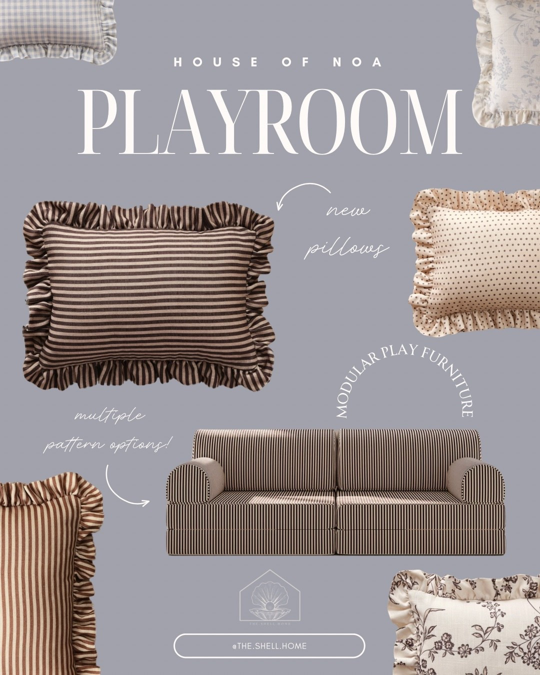 Our favorite modular kids playroom furniture came out with new pillows and I’m in love 😍 

House of NOA knows how to blend practical and aesthetic so beautifully!  A perfect Christmas gift 🎁 

These patterns and ruffles are perfect 🤩 

The Black Friday sale is running now! 20% OFF 🥳

#LTKFindsUnder50 #LTKSaleAlert #LTKmomlife