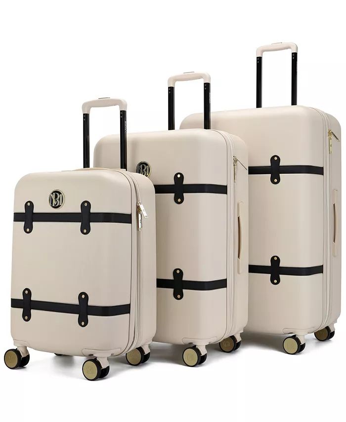 Badgley Mischka Grace Expandable Retro Luggage, Set of 3 & Reviews - Luggage Sets - Luggage - Mac... | Macys (US)