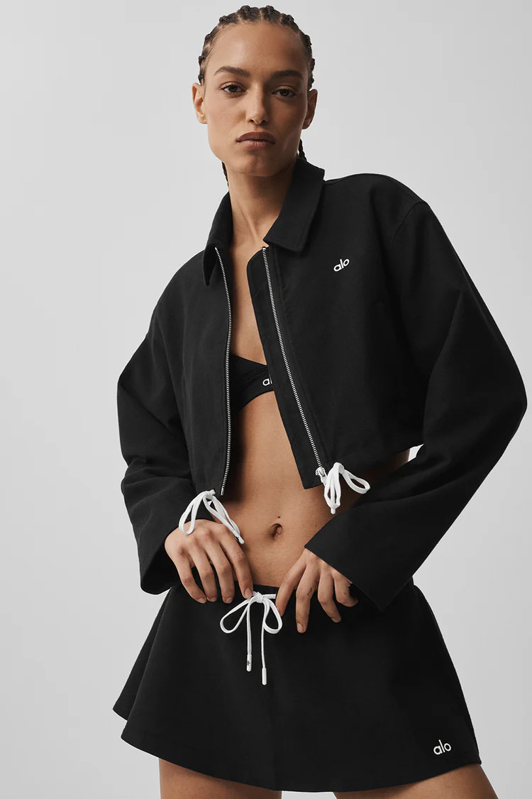 Cropped Fan Favorite Full Zip Jacket | Alo Yoga (US)