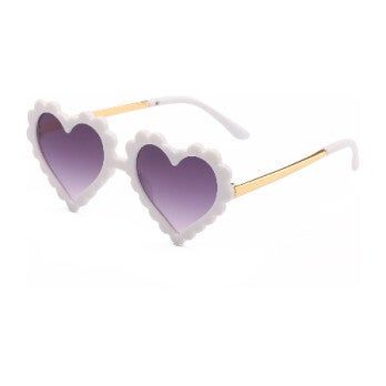 Heartbreaker Sunglasses, White | Maisonette