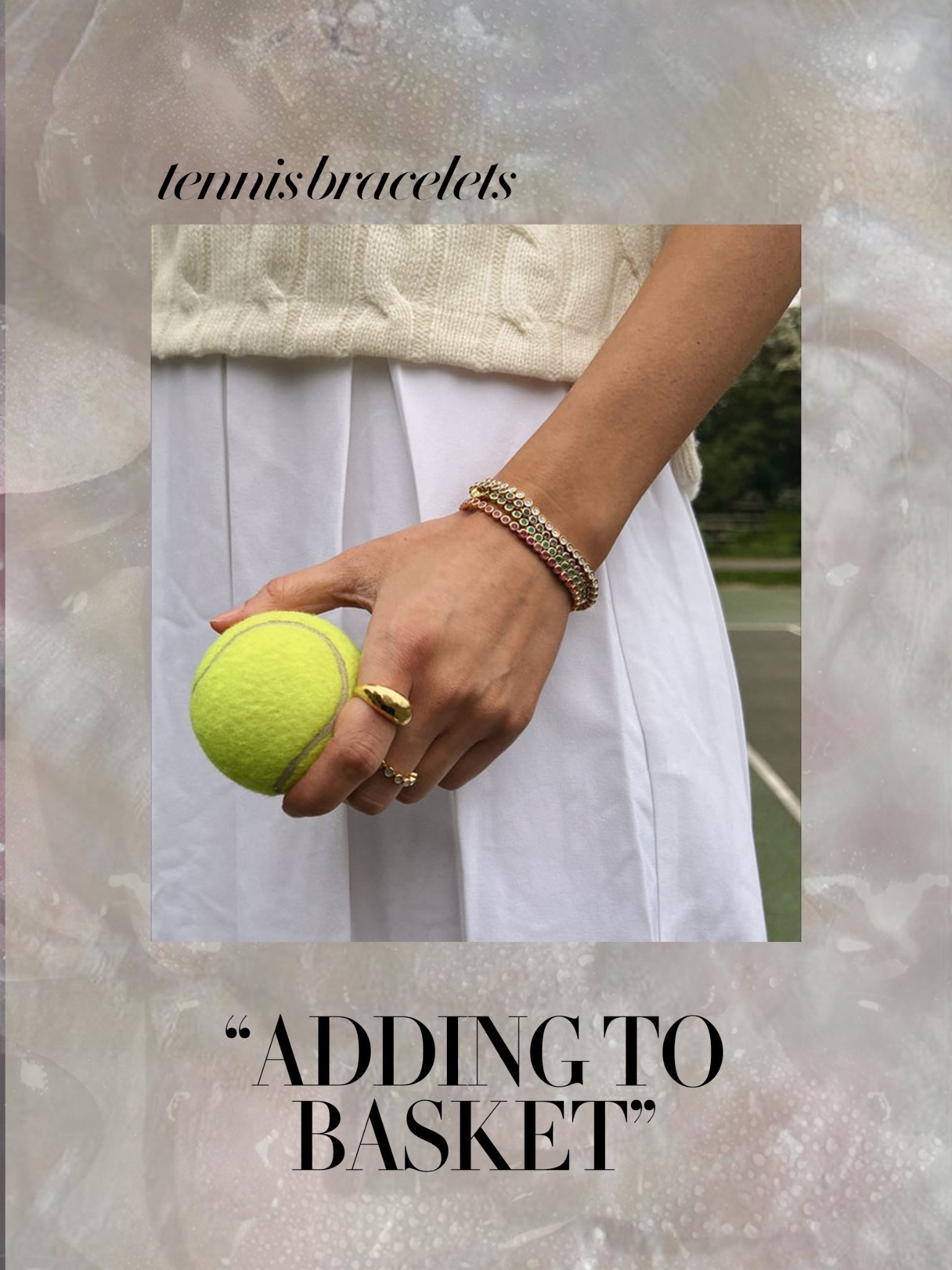Tennis, but make it technicolour.
These candy-hued tennis bracelets are giving 2000s rom-com rich girl energy, and I’m in. 🎾
coloured tennis bracelet | summer arm stack | rainbow bracelet | statement bracelet | Y2K jewellery trend | dopamine dressing jewellery | tennis jewellery UK 

#LTKsummer #LTKluxury #LTKgiftguide