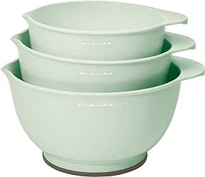 KitchenAid Classic Mixing Bowls, Set of 3, Pistachio, 3.5 quarts | Amazon (US)