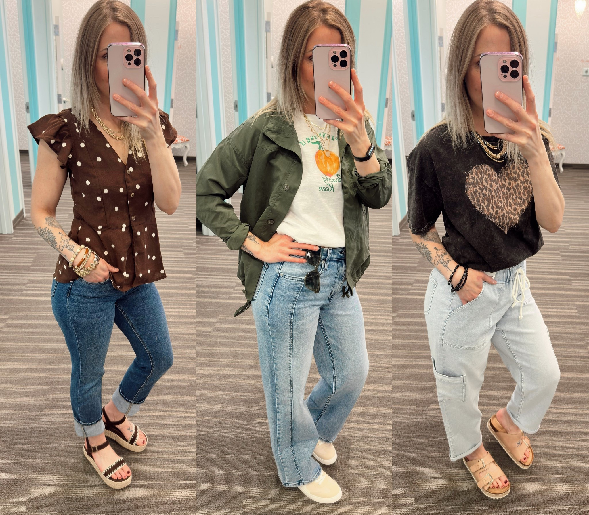 Wearing small in tops, 26 and small in bottoms. 

#LTKSaleAlert #LTKmomlife #LTKootd