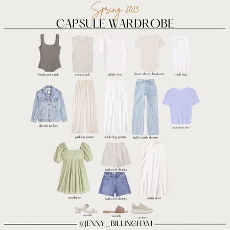 Spring capsule wardrobe 

#LTKunder50 #LTKunder100 #LTKstyletip