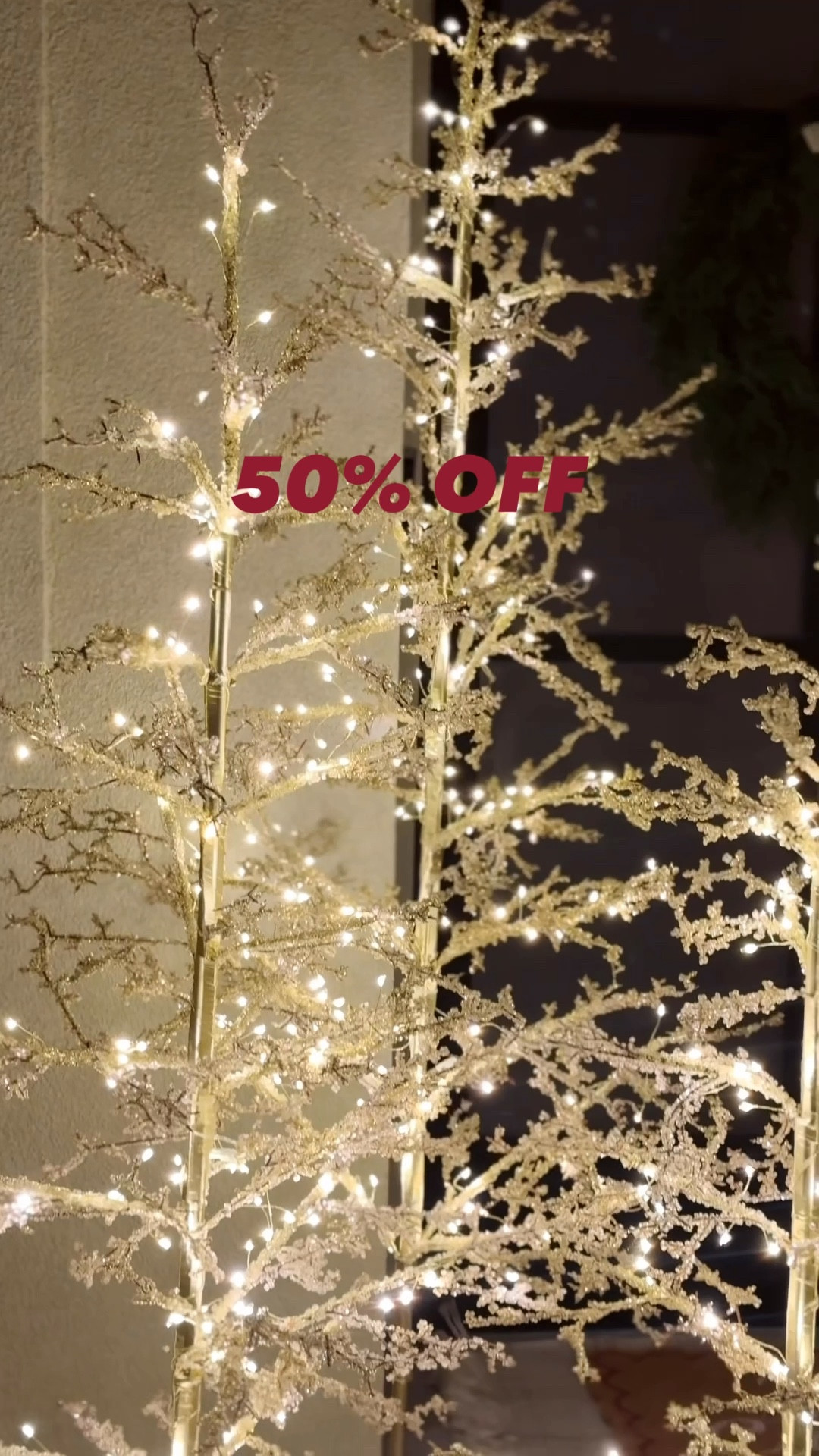 Still can't believe the viral twinkle trees are on THIS big of a sale this weekend!! 50% off on Walmart! 

#LTKSeasonal #LTKCyberWeek #LTKHome