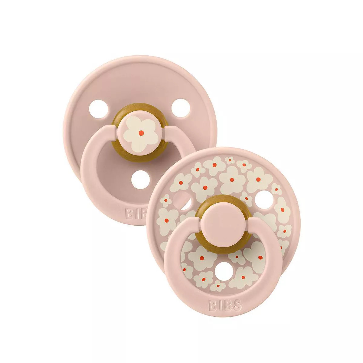 Bibs Studio Collection Colour Jasmine Floral Latex Pacifier - 2pk | Target