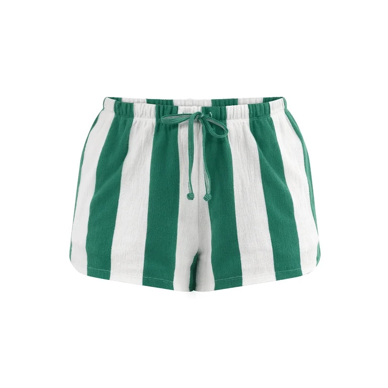 No Boundaries Striped Baja Shorts, 2.5'' Inseam, Women's | Walmart (US)