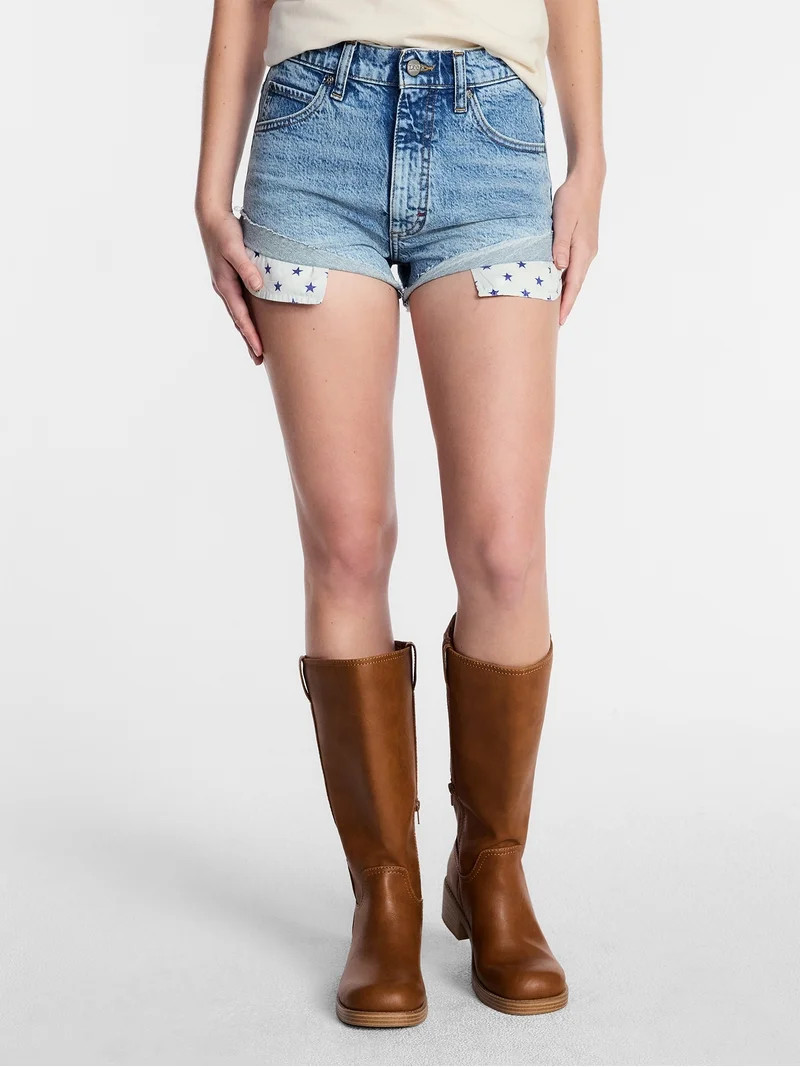 Kacey Lee Women's Classic Cut Off Shorty Shorts, Sizes 0-18 | Walmart (US)