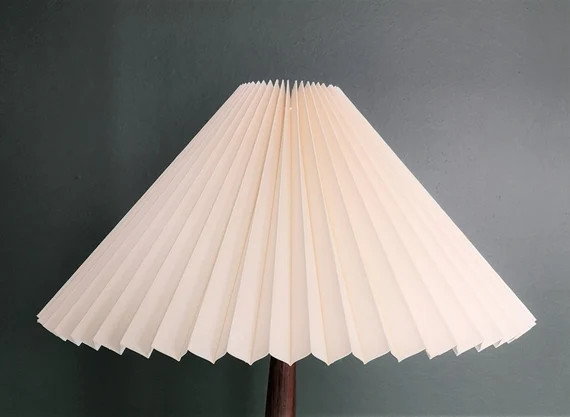 Duplex Shade: Eastern Style Duplex Knife Pleated Lampshade | Etsy Canada | Etsy (CAD)