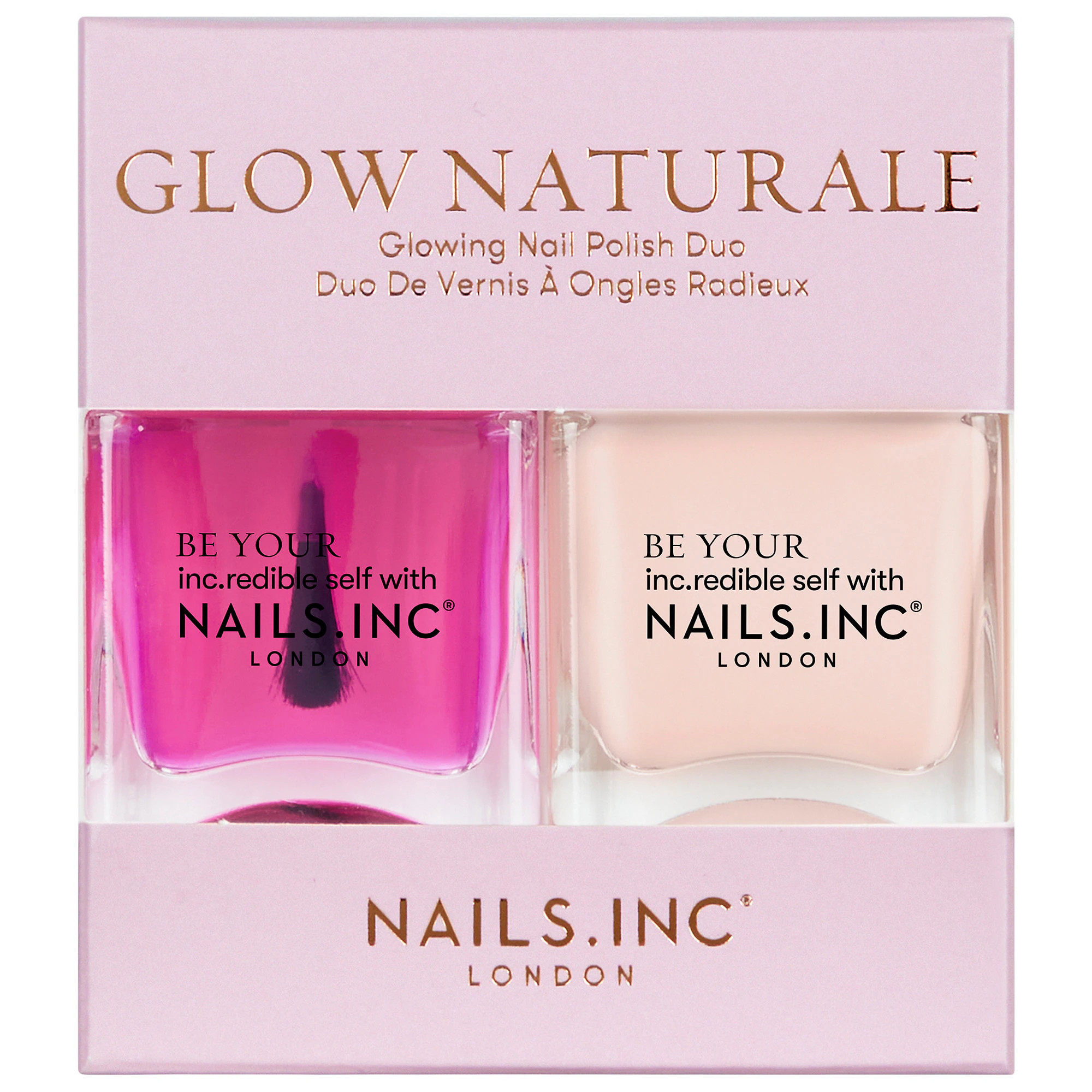 NAILS INC. Glow Naturale Nail Polish Duo | Sephora (US)