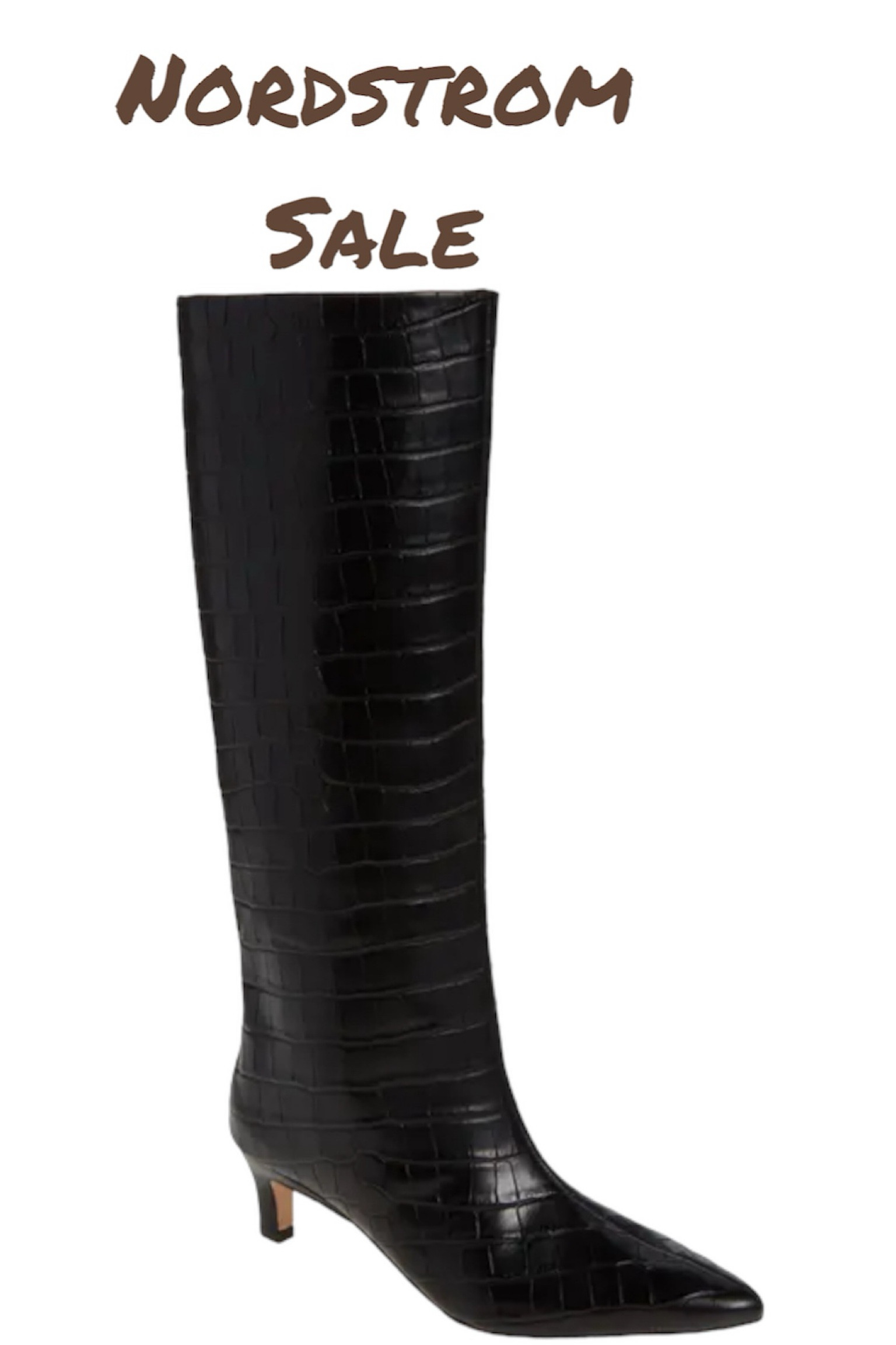 Nordstrom black tall boot sale. 

#boots

#LTKsalealert #LTKshoecrush