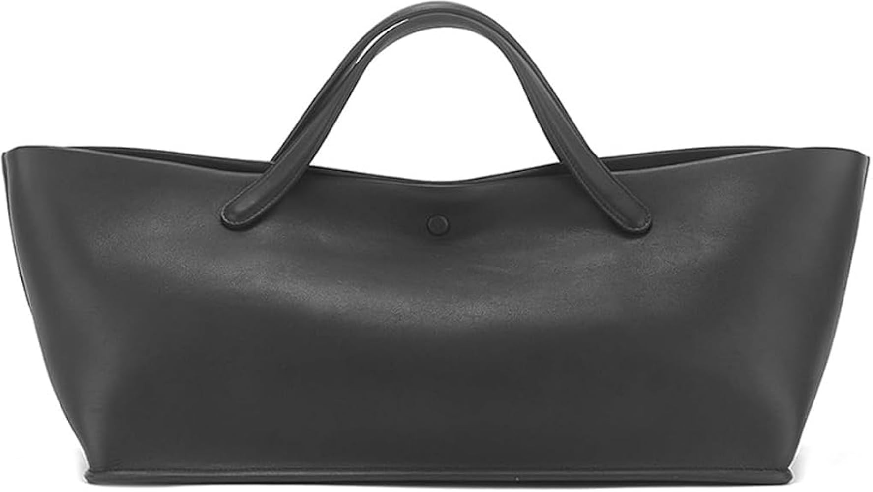 Genuine Leather Top Handle Tote Bags - Simple leather handbag， Casual Shoulder Hobo commuter Ba... | Amazon (US)