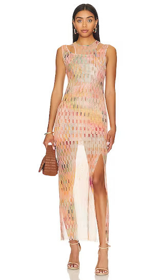 MISA Los Angeles Fernanda Dress in Tan. - size L | Revolve Clothing (Global)