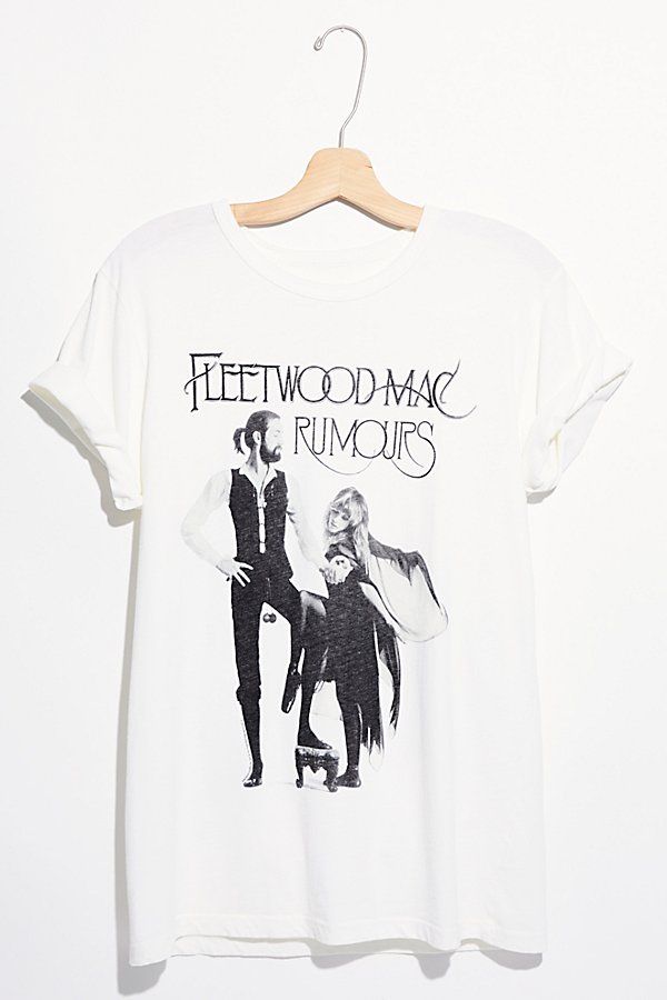 Fleetwood Mac Dancing Tee by Live Nation at Free People, White, XS | Free People (Global - UK&FR Excluded)