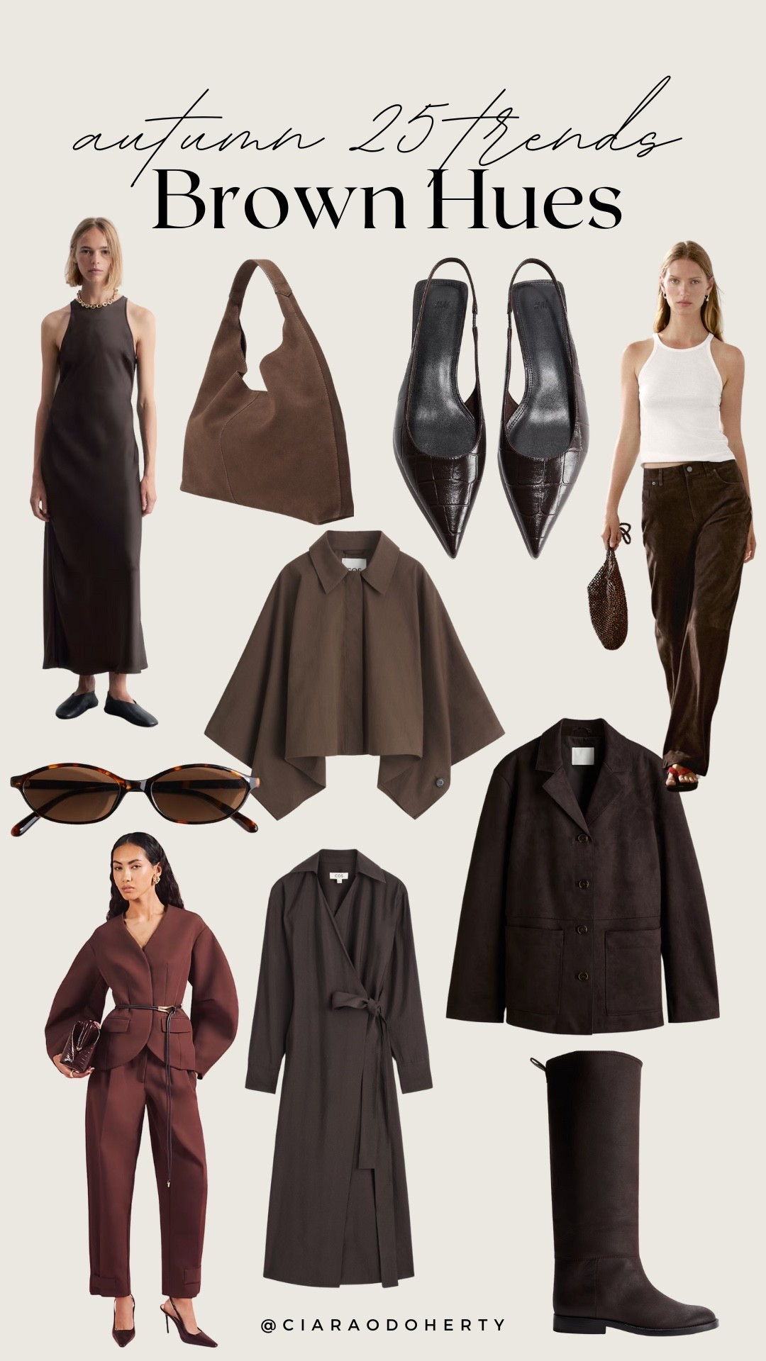 Autumn 25 trends: Brown hues 
Leather, satin, suede, brown accessories 

#LTKireland #LTKeurope #LTKautumn