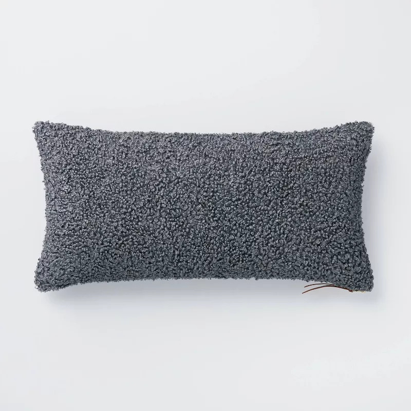 Boucle Throw Pillow with Exposed Zipper – Threshold™ designed with Studio McGee | Target
