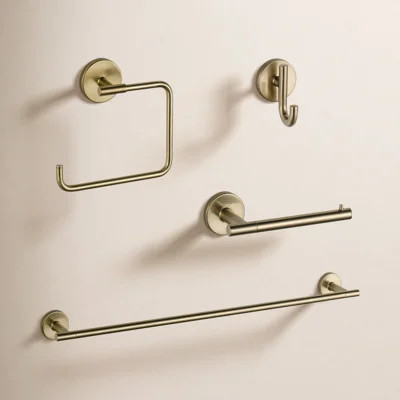 Trinsic Delta 4 Piece Bathroom Hardware Set | Wayfair North America