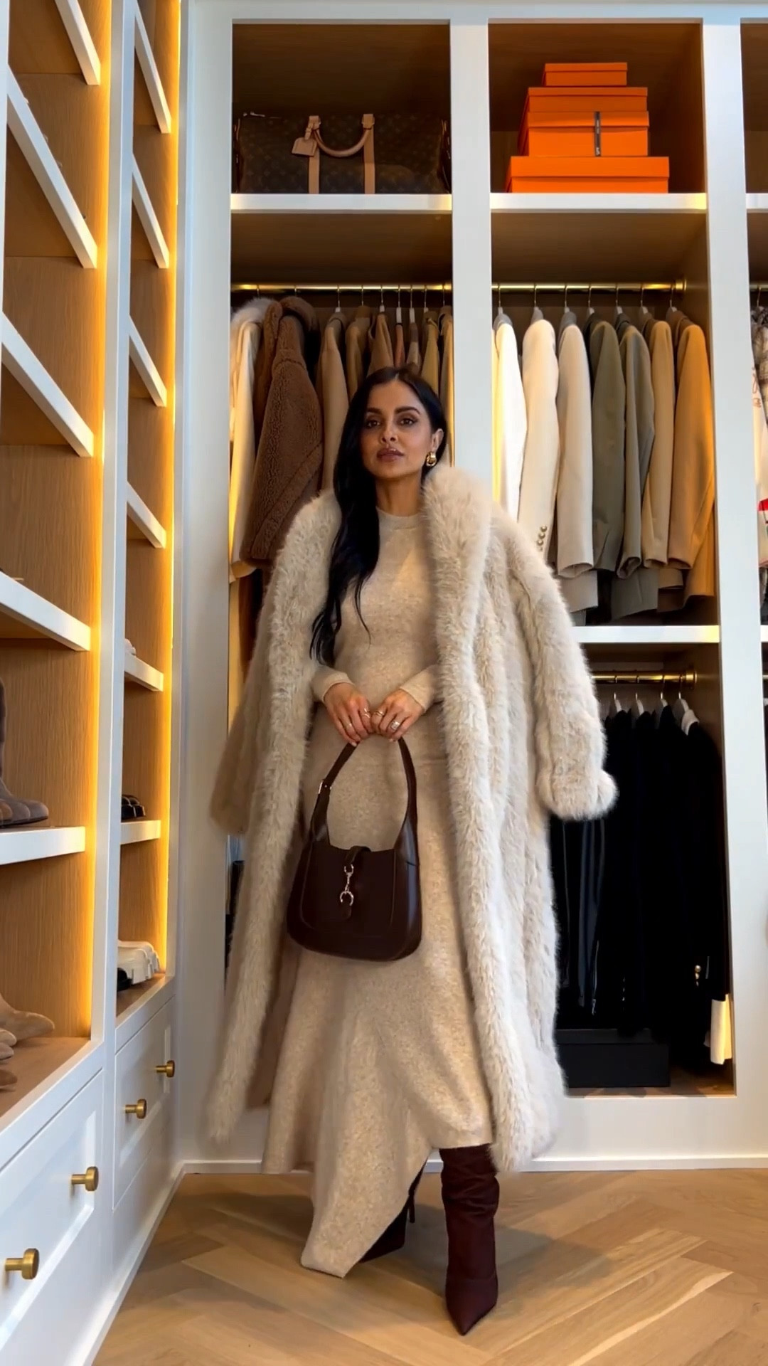 Holiday  outfit
Nordstrom faux fur coat linking similar
Revolve sweater dress
Schutz slouchy boots on sale
Amazon Gucci look bag


#LTKootd #LTKSeasonal #LTKHoliday