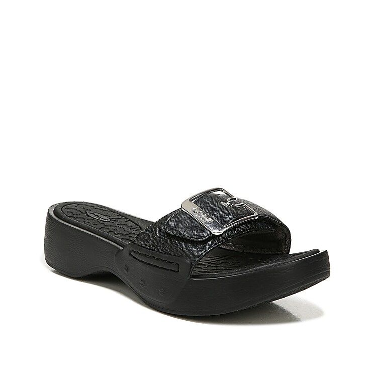Dr. Scholl's Rock On Max Slide Sandal | Women's | Black | Size 9 | Sandals | Block | Platform | Slid | DSW