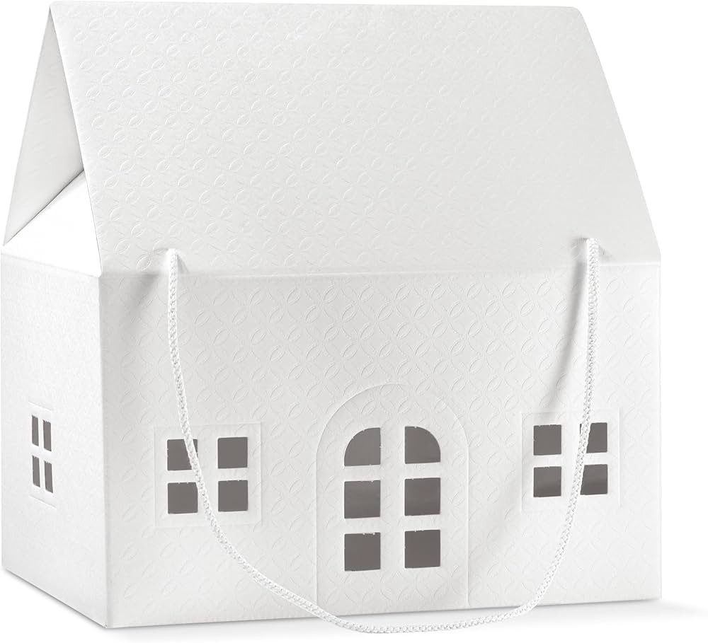 Pack of 5 House Shaped Gift Boxes (12.99 x 9.84 x 7.48 inch) - Mansion Boxes Ideal for Home Gifts... | Amazon (US)