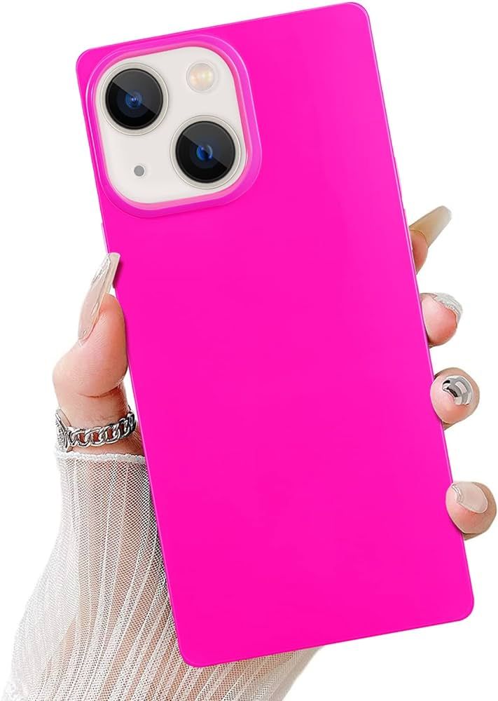 Pevezeda Case Compatible with iPhone 13 6.1 Inch 2021, Bright Fluorescence Soft & Flexible TPU Sh... | Amazon (US)