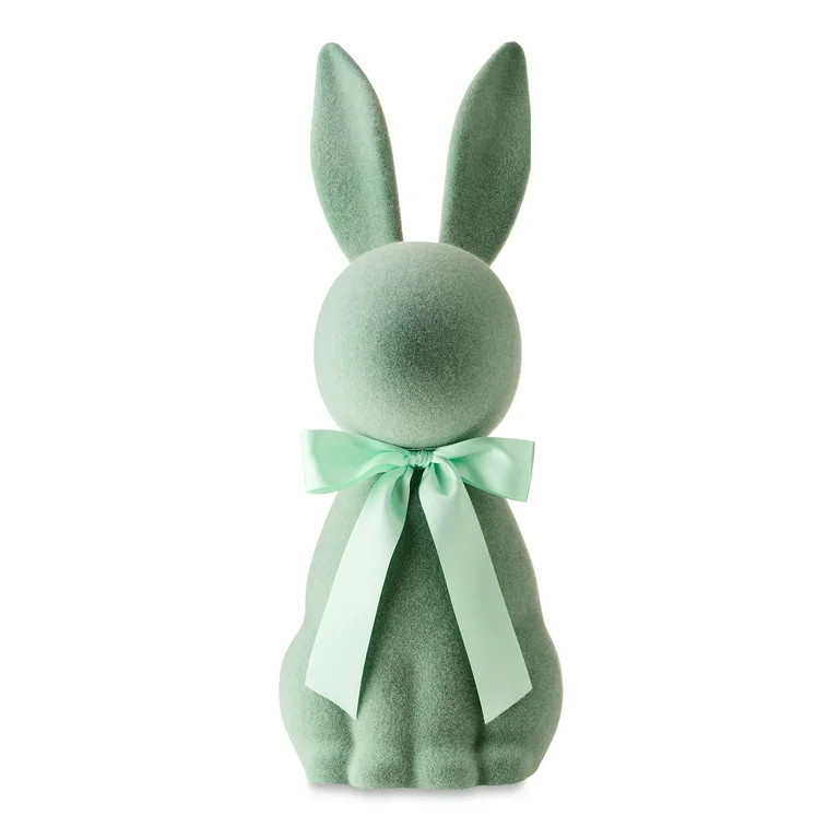 Easter Flocked Green Bunny Decor, 27 in, by Way To Celebrate | Walmart (US)