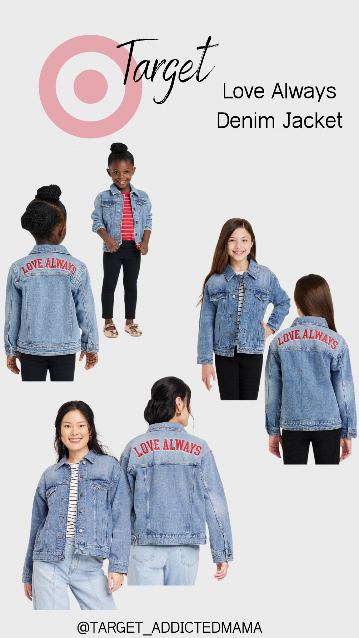 Girls' 'Love Always' Denim Jacket … curated on LTK