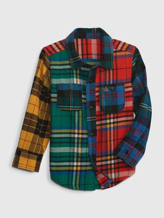 Toddler 100% Organic Cotton Flannel Shirt | Gap (US)
