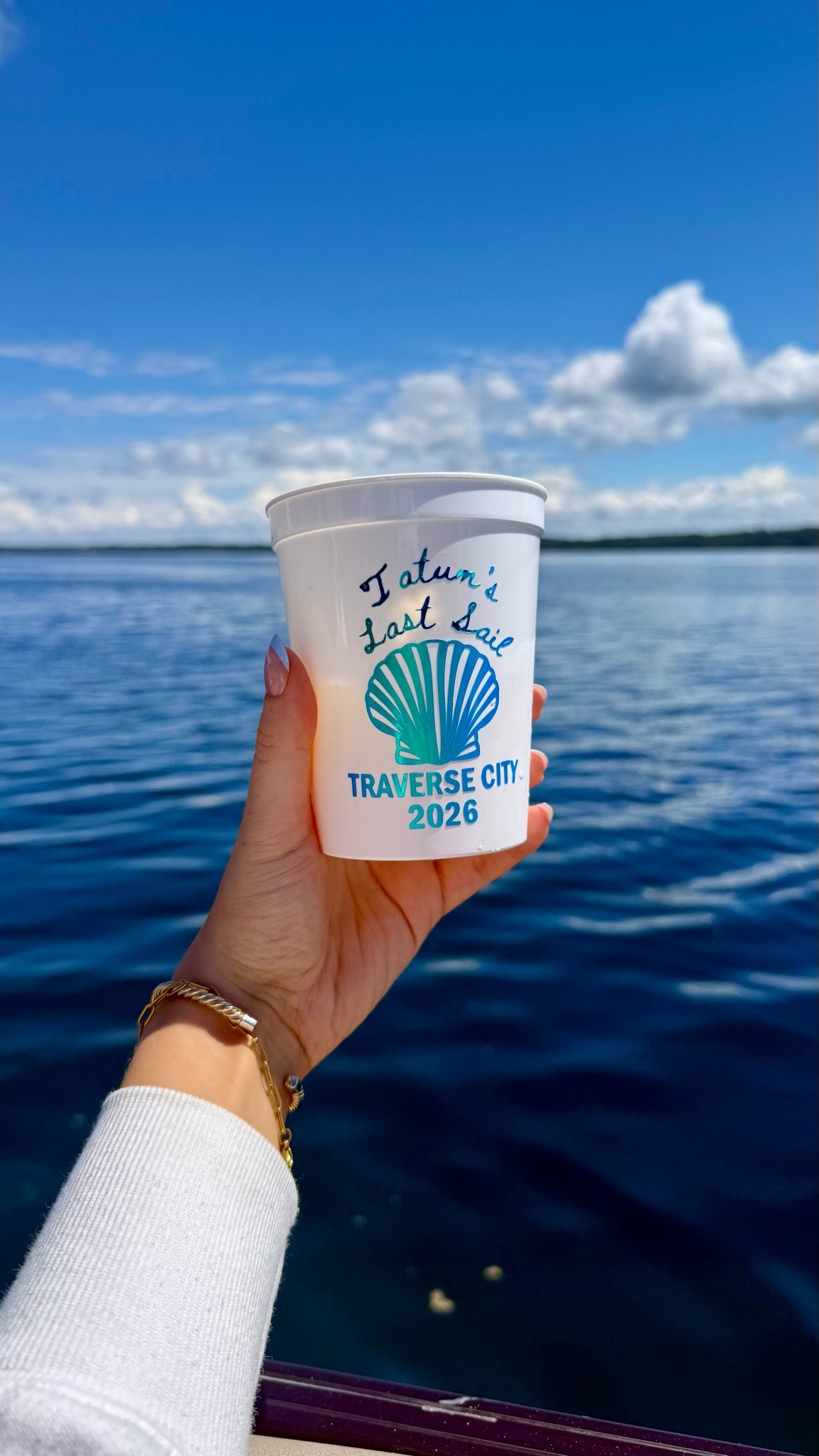 Sailing into my last summer as a single lady 🤍 My incredibly talented friend made these custom cups for my bachelorette in Traverse City and I am obsessed with every detail, right down to the little scallop shell. Linking her Etsy shop if you want custom cups for your own bach trip, wedding, or any celebration!

#LTKWedding #LTKSeasonal