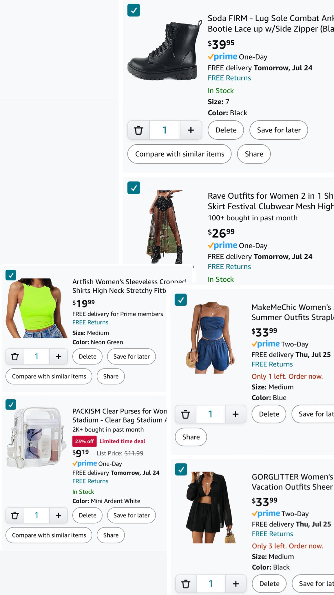 What's in my Amazon cart for Lollapalooza this year! 
Festival
Festival outfit
Concerts 
Concert outfit 


#LTKFindsUnder100 #LTKSeasonal #LTKStyleTip
